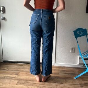 Carhartt high waisted wide leg jeans